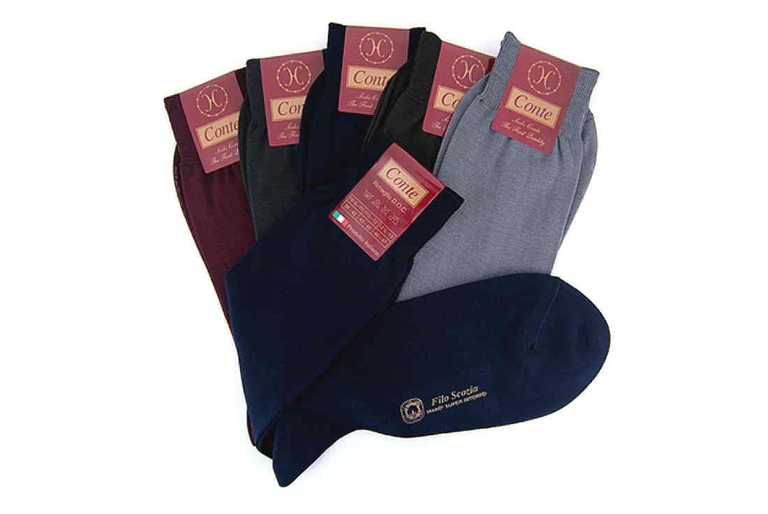 calze cotone filo di scozia colori francesi
